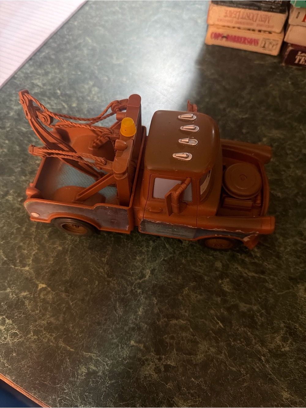 Disney Pixar cars matter  Kids Tow Truck Toy - Brown